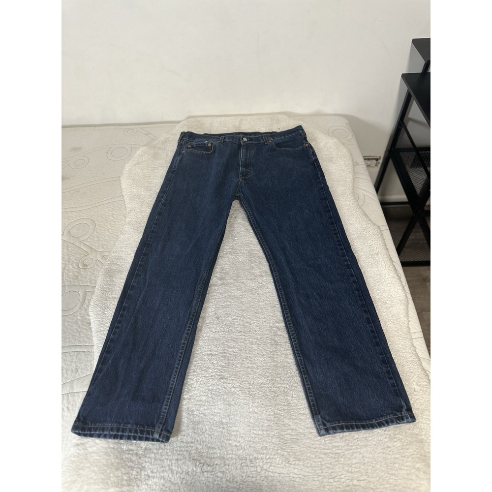Levi's 505 Mens Straight Denim Jeans Size 40x32 Cotton Pants